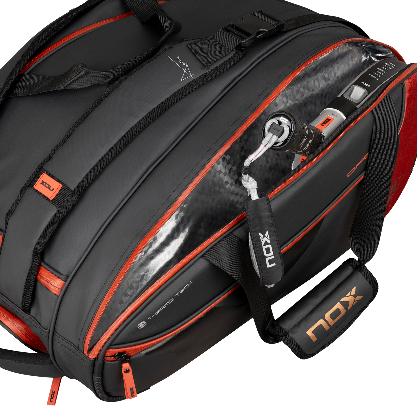 2025 Nox Open Series Black/Red L Bag – Premium Storage & Performance Design
