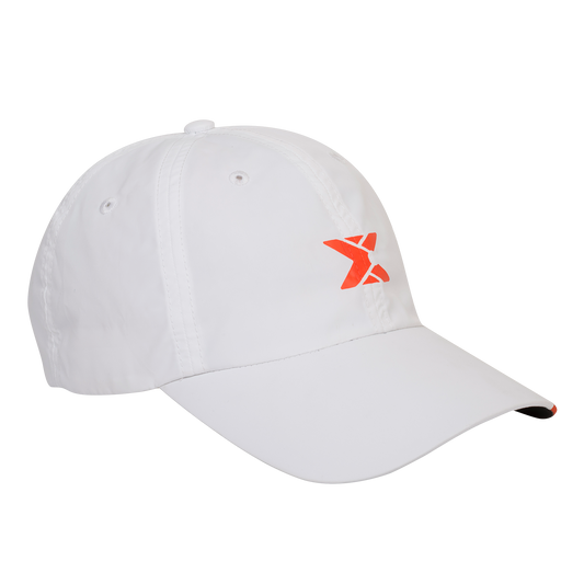 2024 Nox White/Orange Cap – Stylish Comfort for Every Player