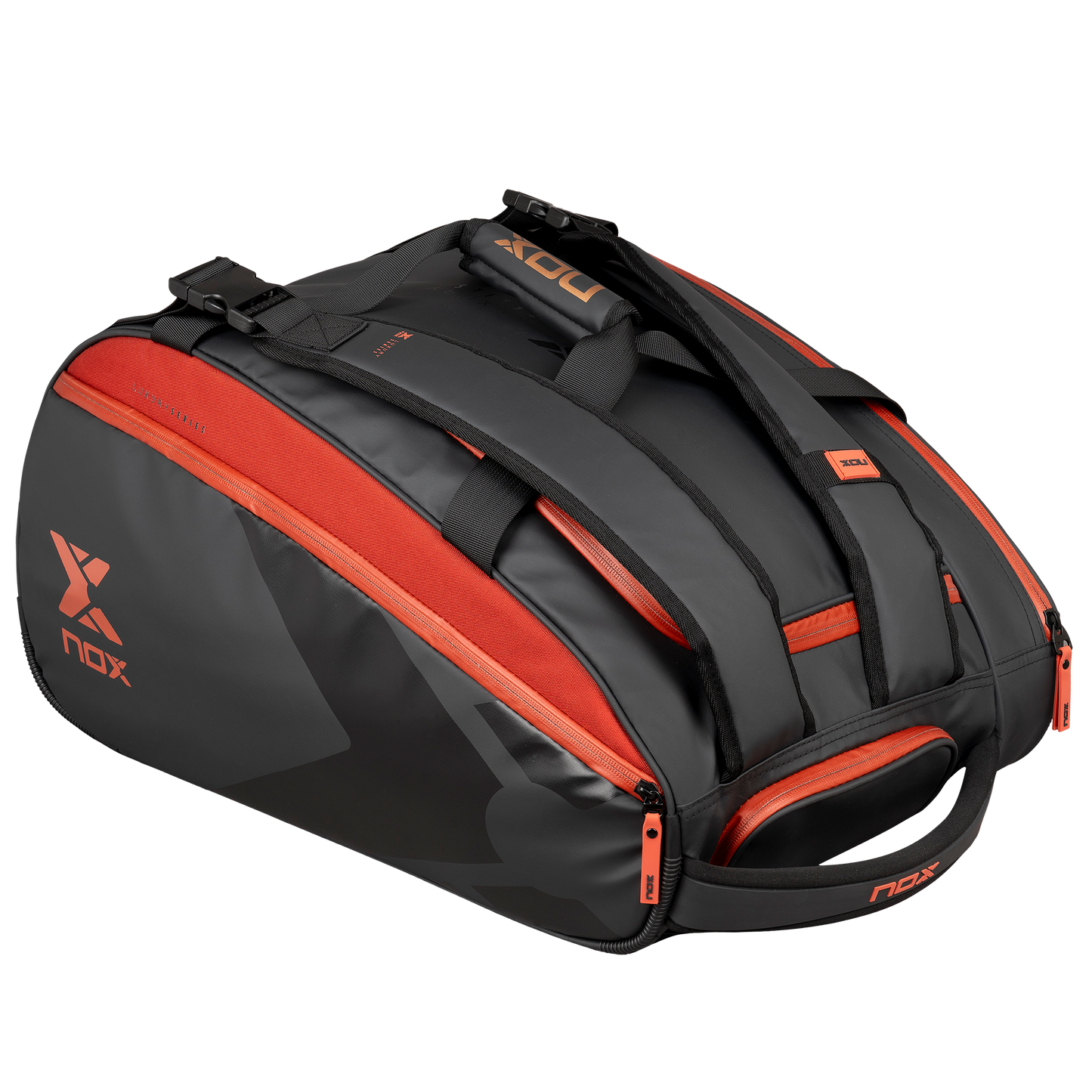 2025 Nox Open Series Black/Red L Bag – Premium Storage & Performance Design