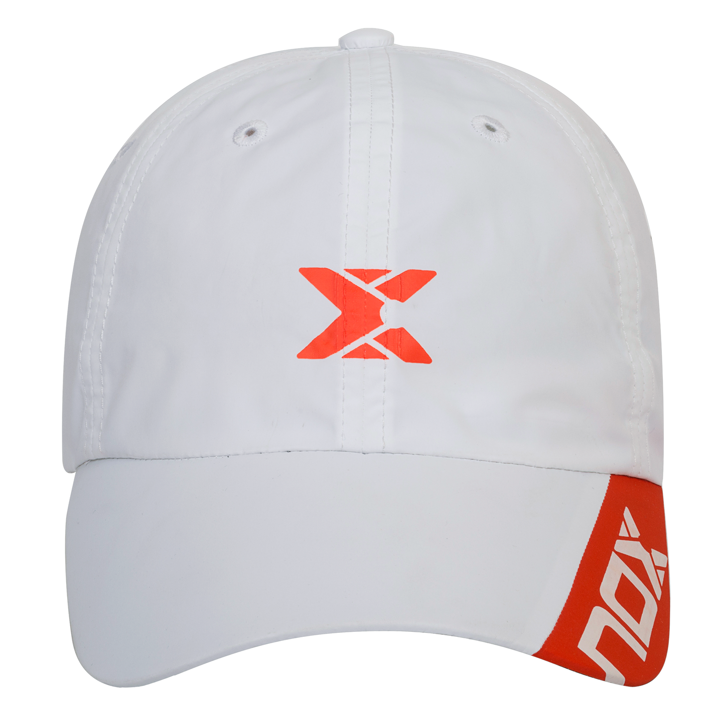 2024 Nox White/Orange Cap – Stylish Comfort for Every Player