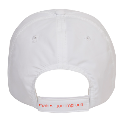 2024 Nox White/Orange Cap – Stylish Comfort for Every Player