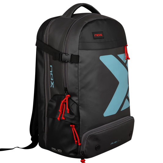 2025 Nox ML10 Black/Red Backpack – Power, Style & Functionality