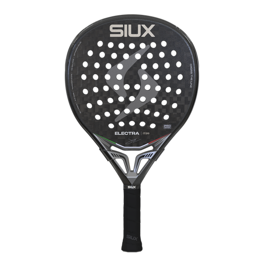 Siux Electra Pro IT26 2026 padel racket – front view (black)