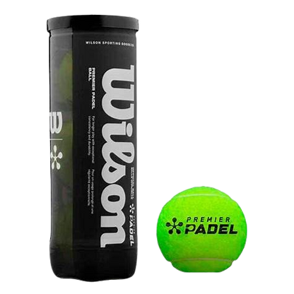 Wilson Premier Padel Balls Tube – Official Ball of Premier Padel